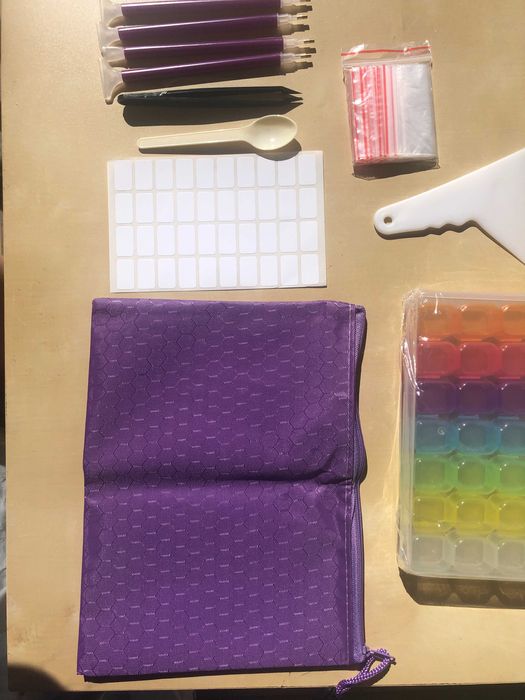 Kit 59 peças diamond painting