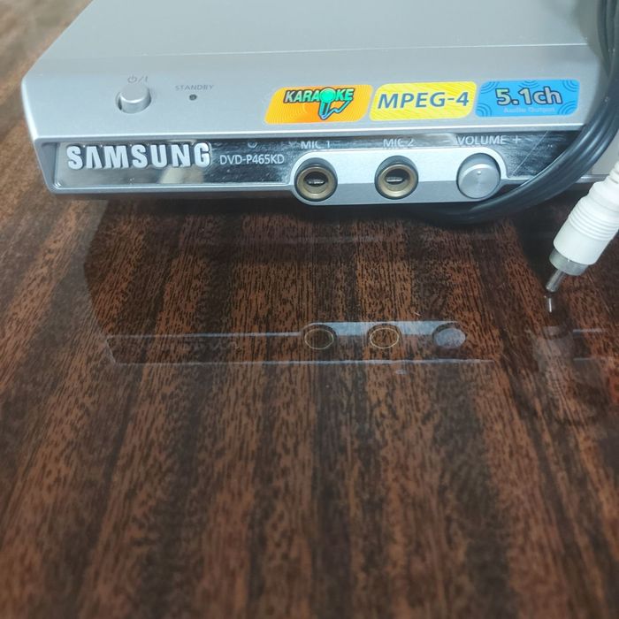 DVD-плеєр Samsung DVD-P465KD | Караоке на 2 мікрофони | Звук 5.1
