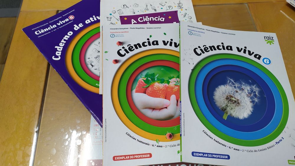 Ciência viva 6 manuais e caderno de atividades