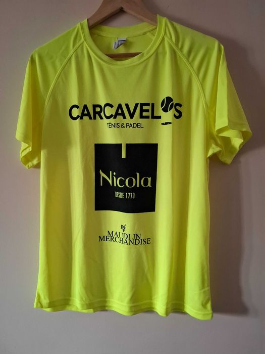 T´Shirt Oeiras Padel Academy Preto e Carcavelos Ténis & Padel - Homem