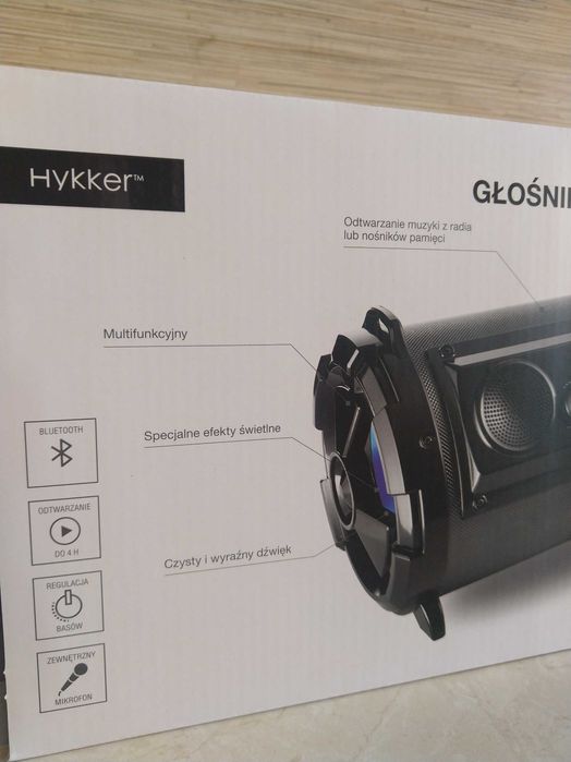 OKAZJA Głośnik bezprzewodowy karaoke z mikrofonem USB Bluetooth Wysyła