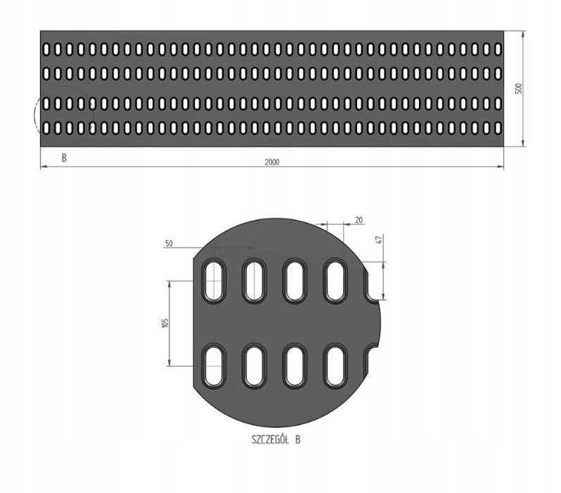 Blacha stalowa na najazd 50cm - LOHR, auto laweta, pomoc drogowa