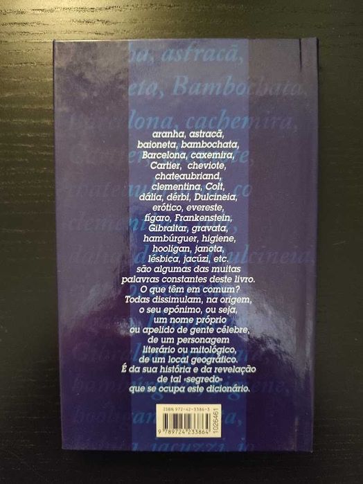 (Env. Incluído) Dicionário do Nome das Coisas e Outros Epónimos