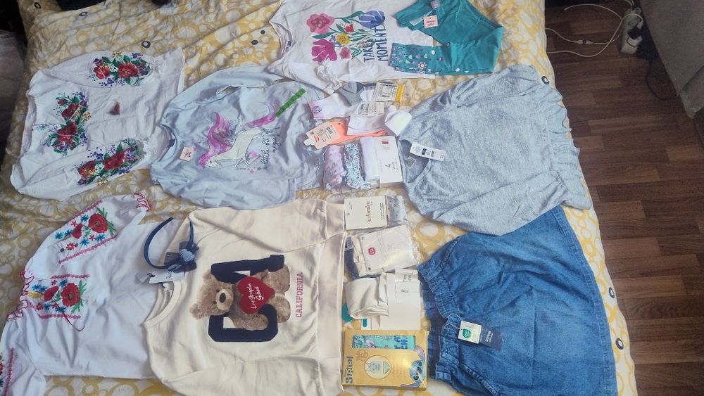 Джинсова спідниця, реглан, 128, 134, cool club primark  blukids