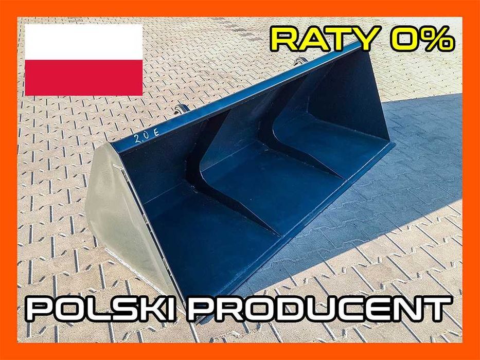 Szufla do Sypkich 1m Faucheux do ładowacza euroramka Sypa tur raty