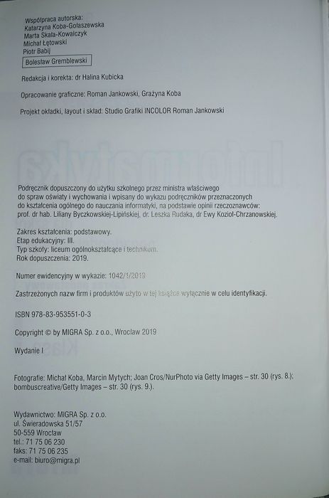 Podręcznik z Informatyki