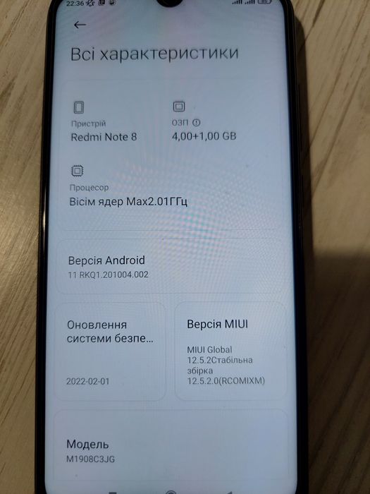 Xiaomi redmi note 8 4/64gb