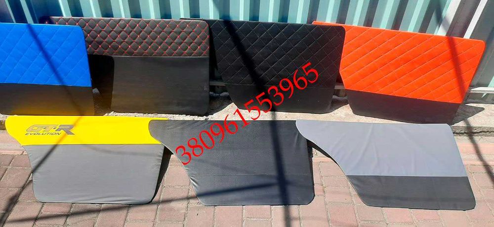 Дверная обшивка (карты) ВАЗ 2101-2107 (новые) ромб/разноцвет.