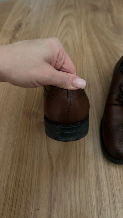 Туфлі оксфорди з натуральноі шкіри