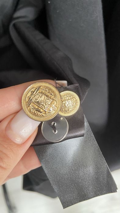 Чорний базовий піджак h&m розмір s-m