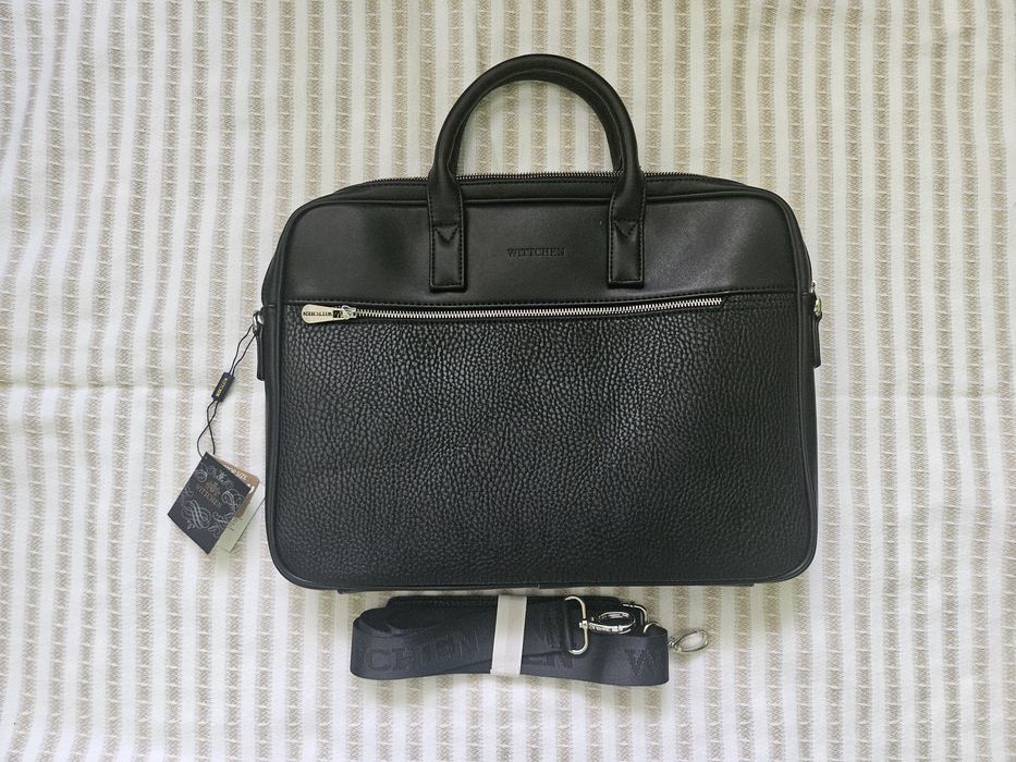 Wittchen torba na laptopa 15,6 cala ze skóry.