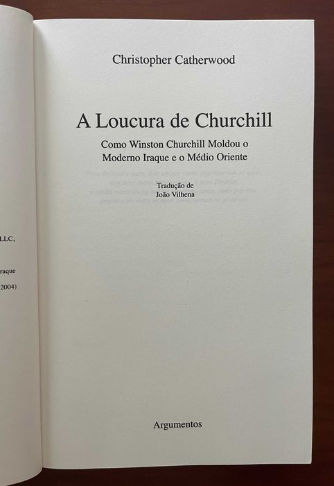 "A Loucura de Churchill" de Christopher Catherwood