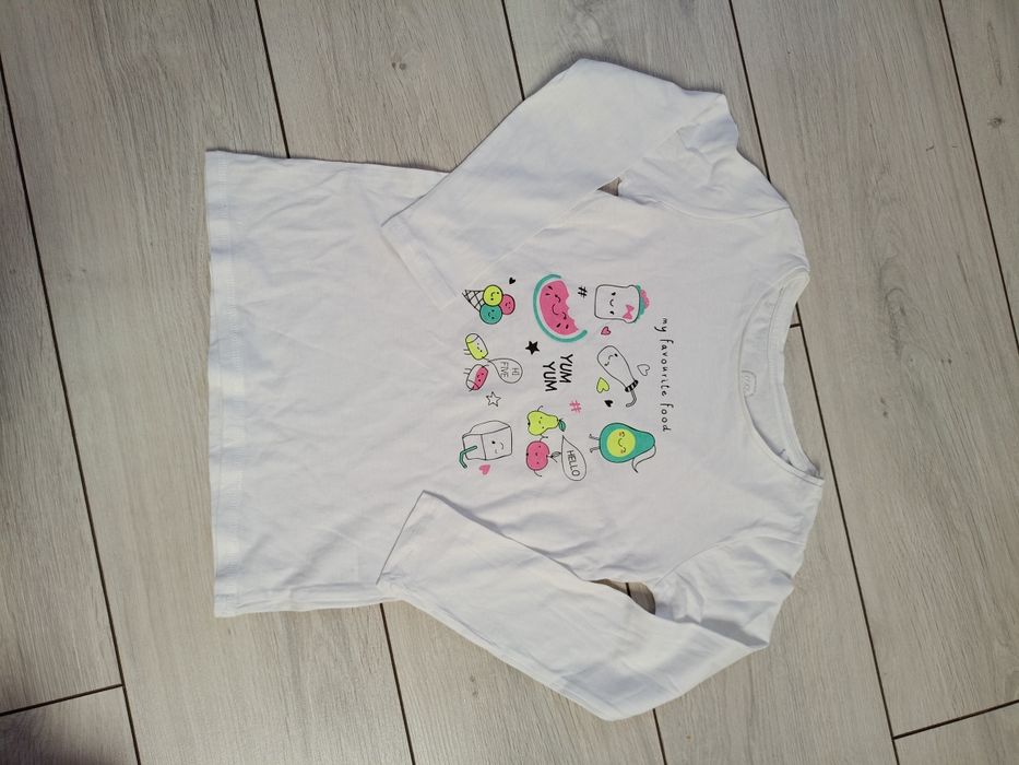 128 cm. Bluzeczka z długim rękawem Cool Club