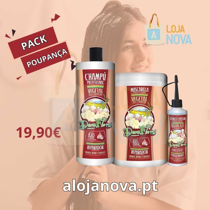 Dona Flora Shapo Mascara tónico serum Leave -in anti-queda roxo