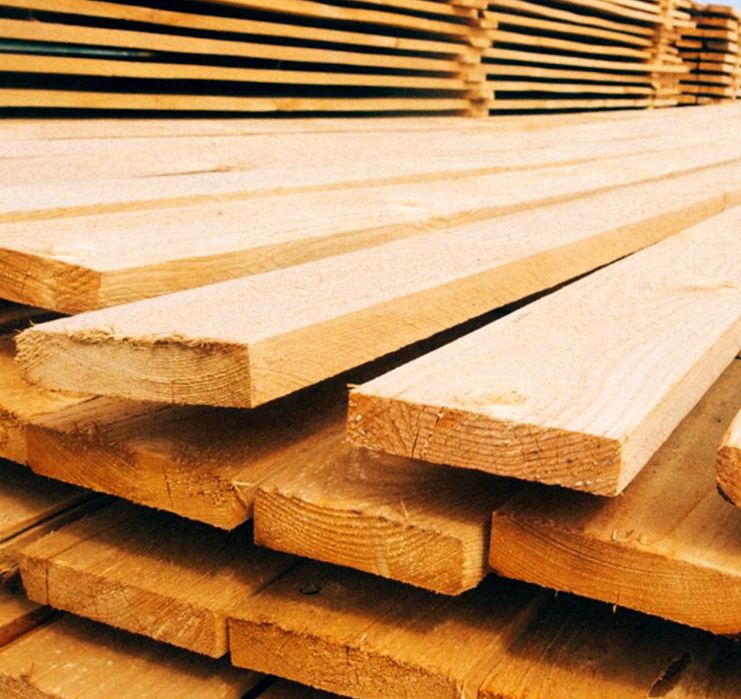 Пиломатеріали на каркас: дошка, брус, стійки