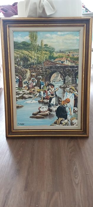 Quadro a óleo João Ovídio em muito bom estado.