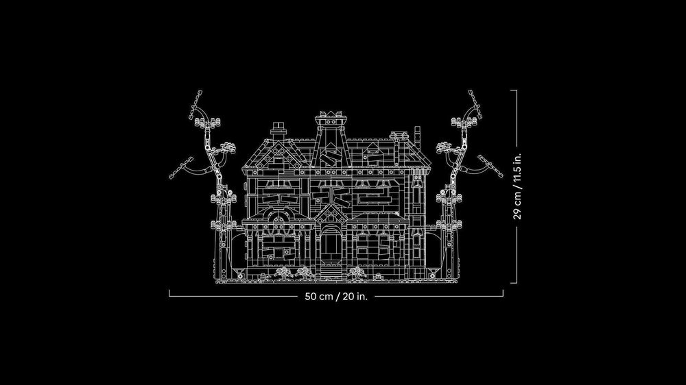 ‼️2593 деталей‼️ Конструктор LEGO Icons Stranger Things Creel House / Дивні дива: Будинок Кріла (11370)
