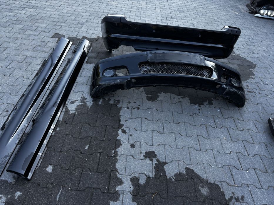 Bmw e46 kombi touring zderzak mpakiet tyl przod progi saphire black