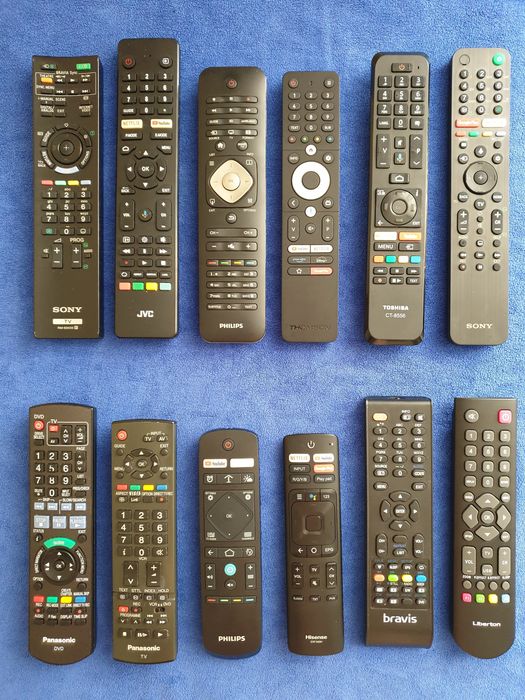 Оригинальный пульт: Samsung. Philips. LG. Panasonic. Sony. Toshiba. JVC. Thomson.