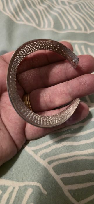 Bracelete finissimo em prata  italiana.