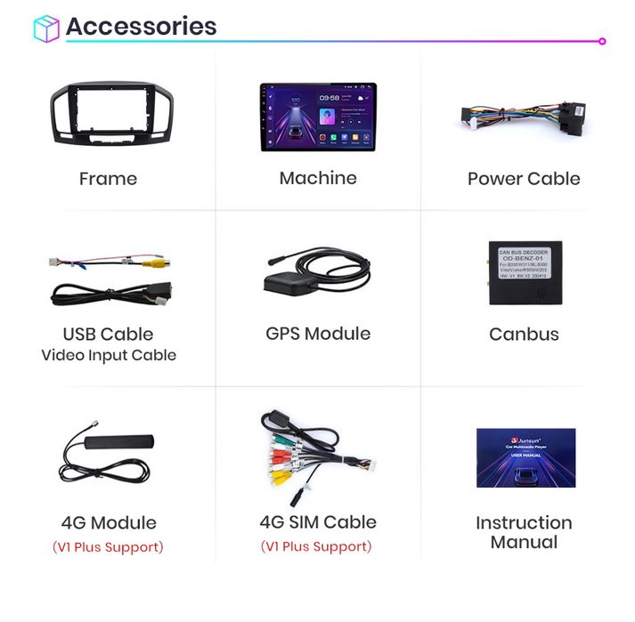 Rádio 9" android Opel Insignia 2009-13 WIFI GPS 1/32GB Novo