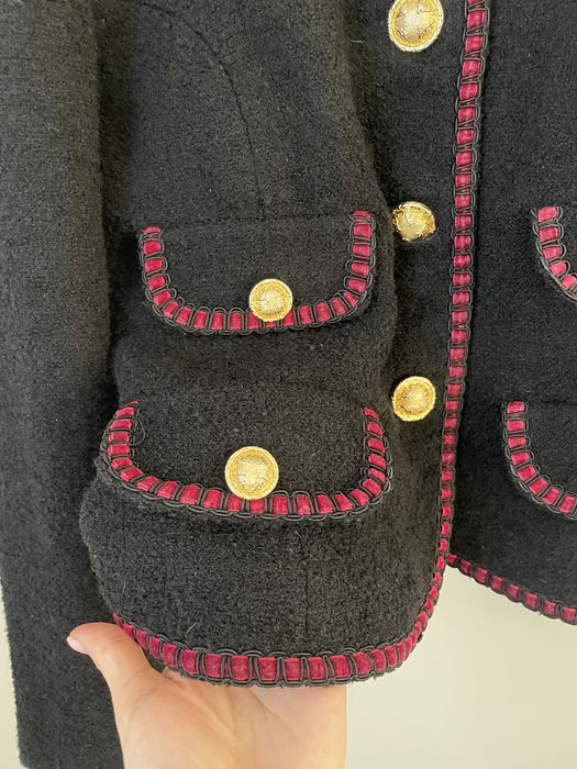 Розкішний твідовий жакет S стиль sandro