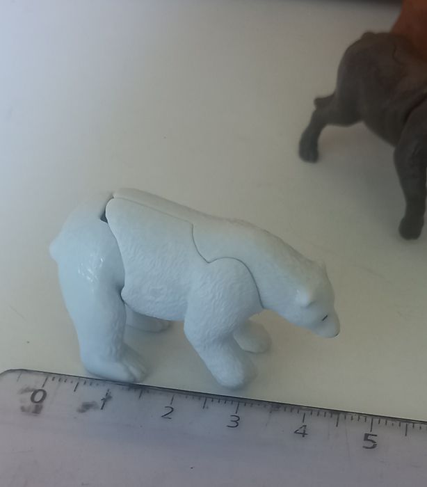Conjunto 7 animais em miniaturas