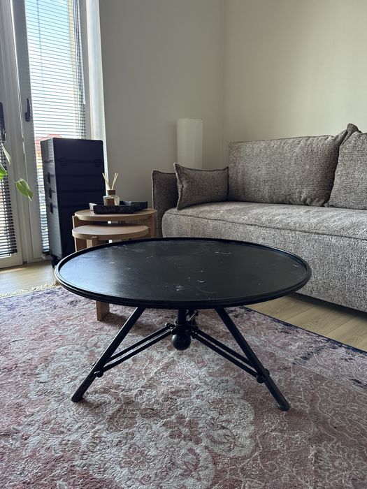 Industrialny stolik metalowy 78 cm