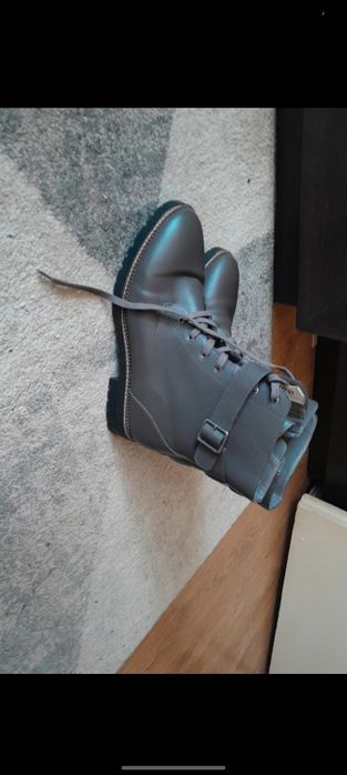 trzewiki trapery skórzane