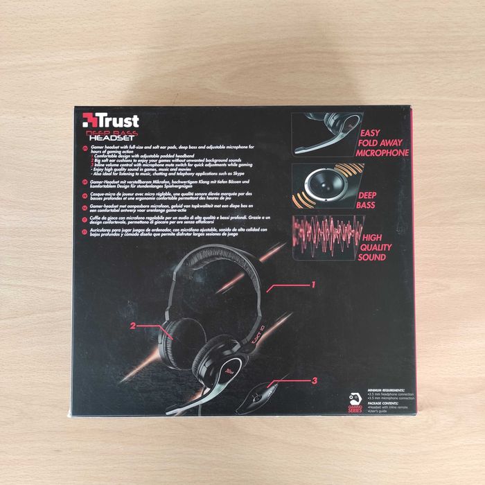 Auscultador Gaming com microfone TRUST GXT 10