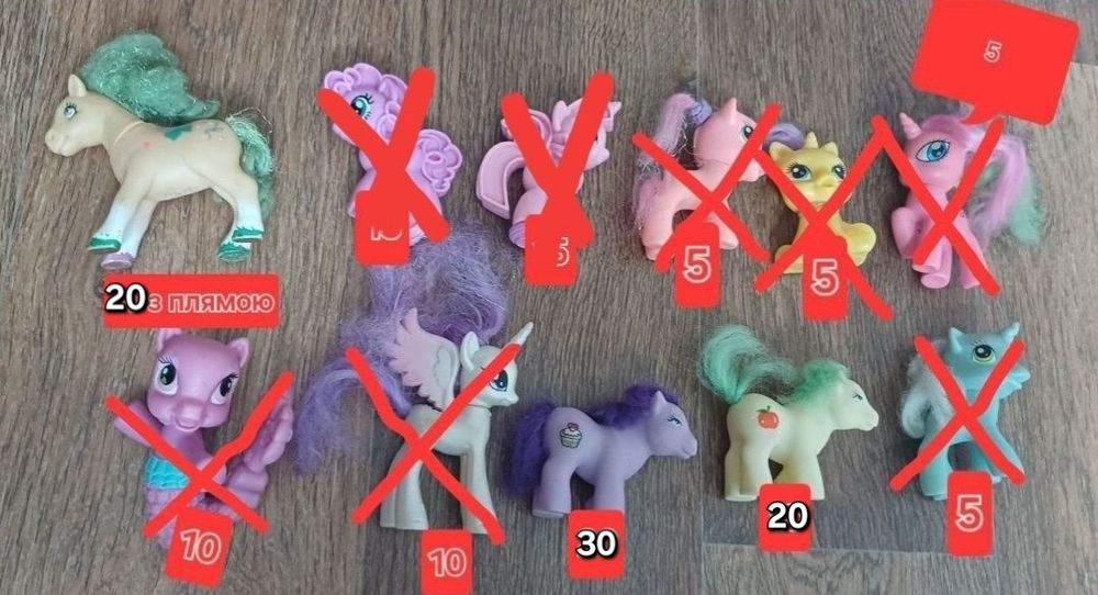 Поні іграшки фігурки