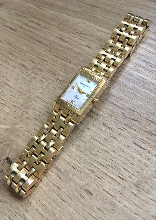 Raymond Weil Tango 5970 Mother of Pearl Dial 18k Gold