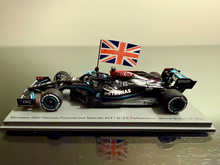 Lewis Hamilton - Miniatura Spark 1:43 - GP Silverstone 2021 - Mercedes