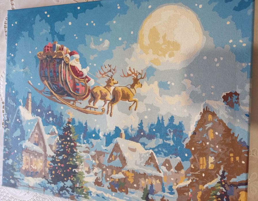 Готовые картины по номерам