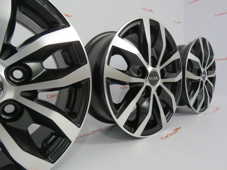 Jantes MAK Load 5 ICE Black 16 x 6.5 et55 5x118 Fiat Ducato Autocarava