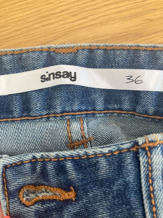 Jeansy Sinsay damskie rozmiar 36