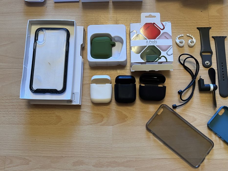 НЕДОРОГО ЛОТ Apple iPhone 6, AirPods, Watch (айфон часы чехлы провода)