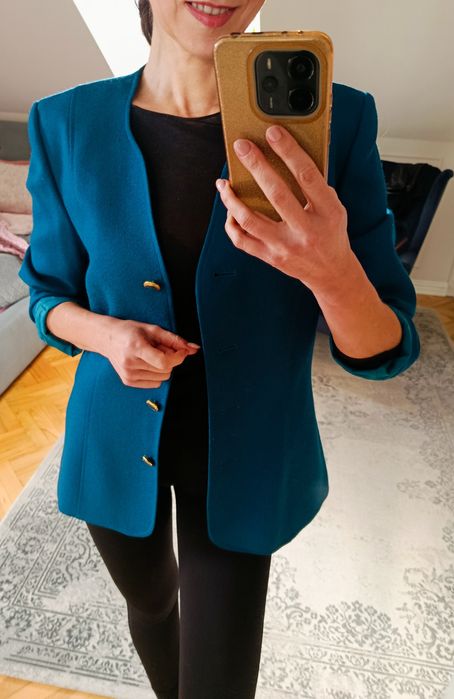 Marynarka wełniana 38 retro vintage