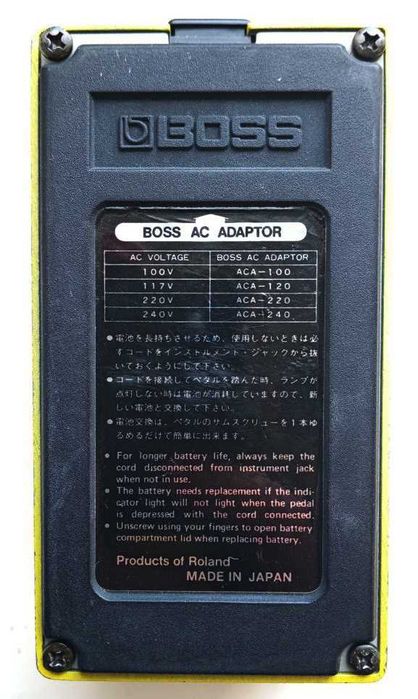 BOSS od2 Turbo Overdrive made in Japan овердрайв для гитары