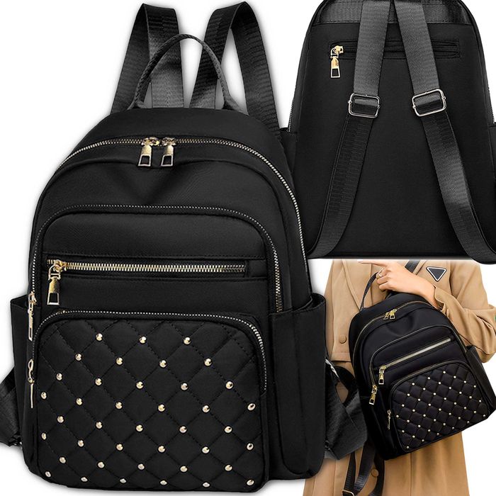 Stylowy i pojemny plecak damski Czarny