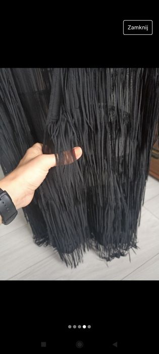 Kamizelka/narzutka z frędzelkami