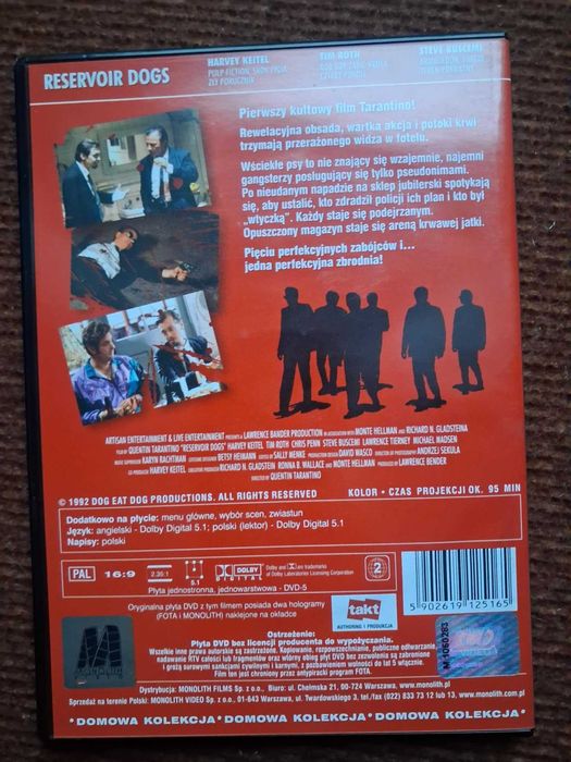 Wściekłe psy, dvd