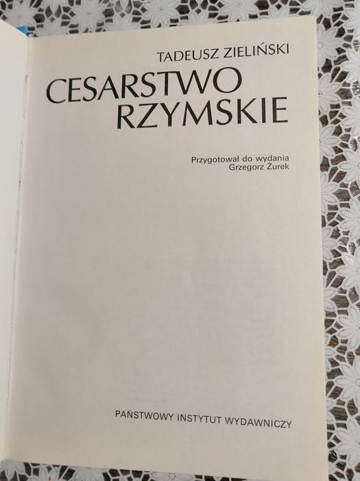 Cesarstwo rzymskie Tadeusz Zieliński