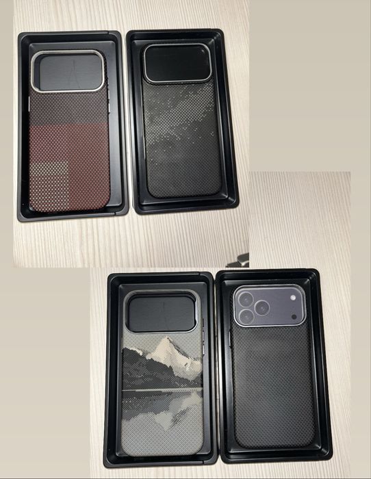 Чехлы карбон на iPhone 17 pro Max  16 pro Max