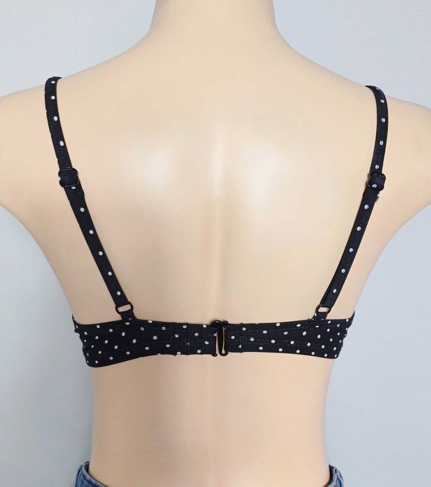 Czarna góra od bikini biustonosz C&A rozmiar 80B na plażę