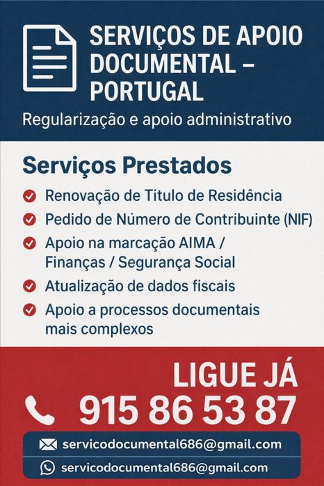SERVIÇOS DE APOIO DOCUMENTAL - PORTUGAL