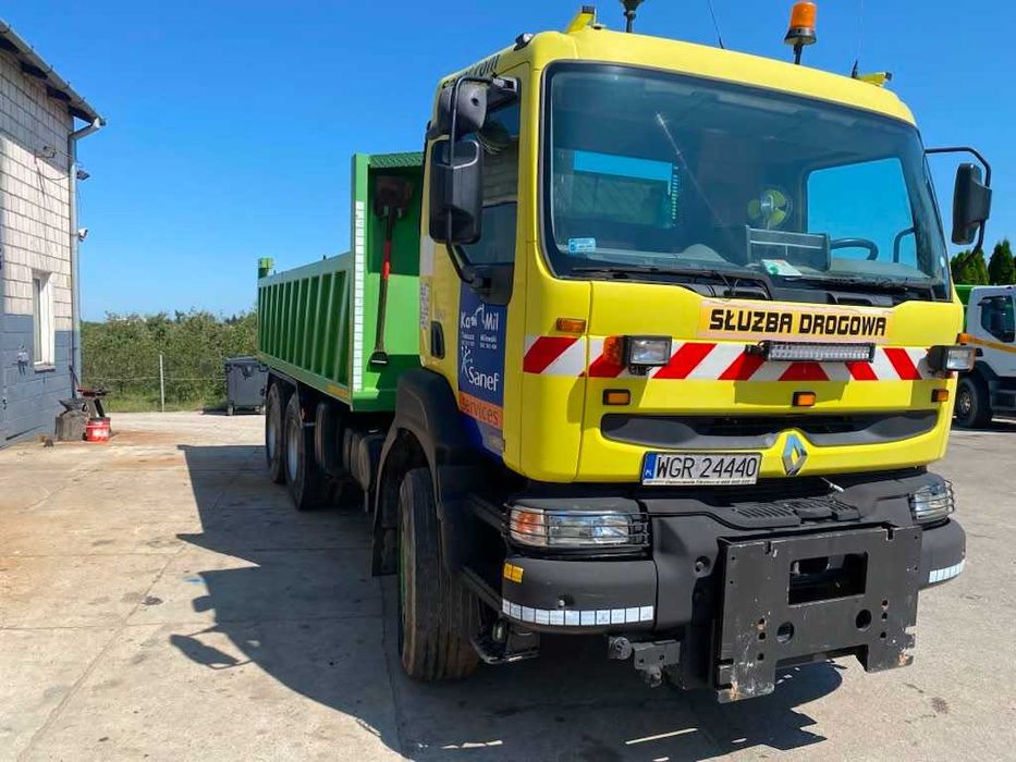 Renault Kerax wywrotka niski przebieg specjalny 6x4