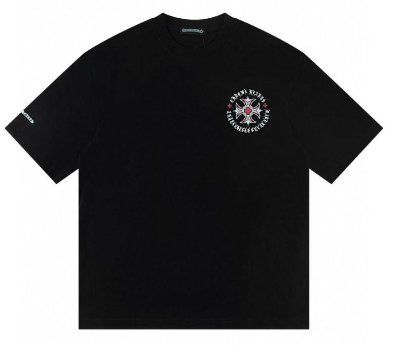 Футболки Chrome Hearts Logo унисекс Хром Хартс черная белая шорты