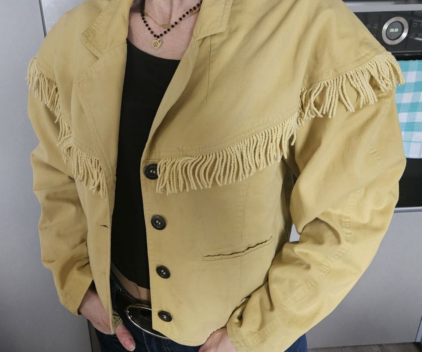 Katana kurtka bluza folk boho L XL