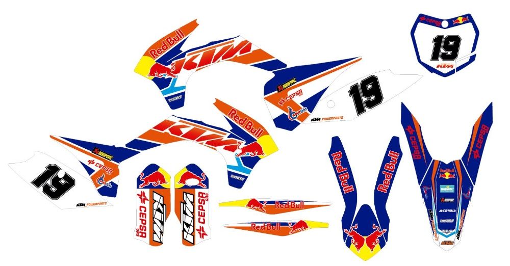 Kit autocolantes KTM EXC SX 2011 15